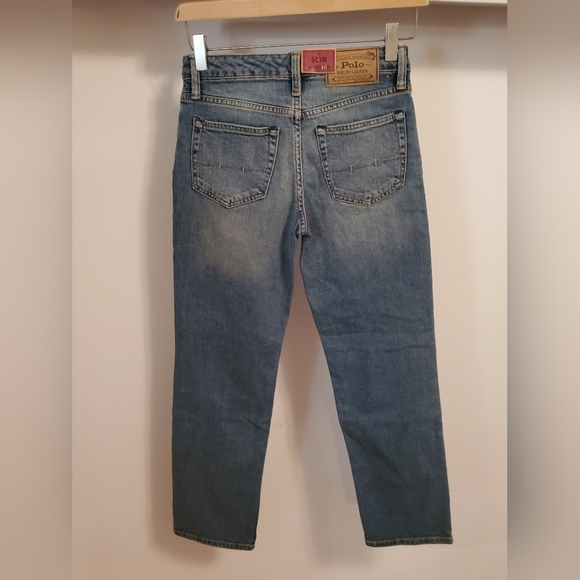 NWT Polo Ralph Lauren kid jeans. Slim fit. Faded blue. Size 10. - Picture 2 of 11